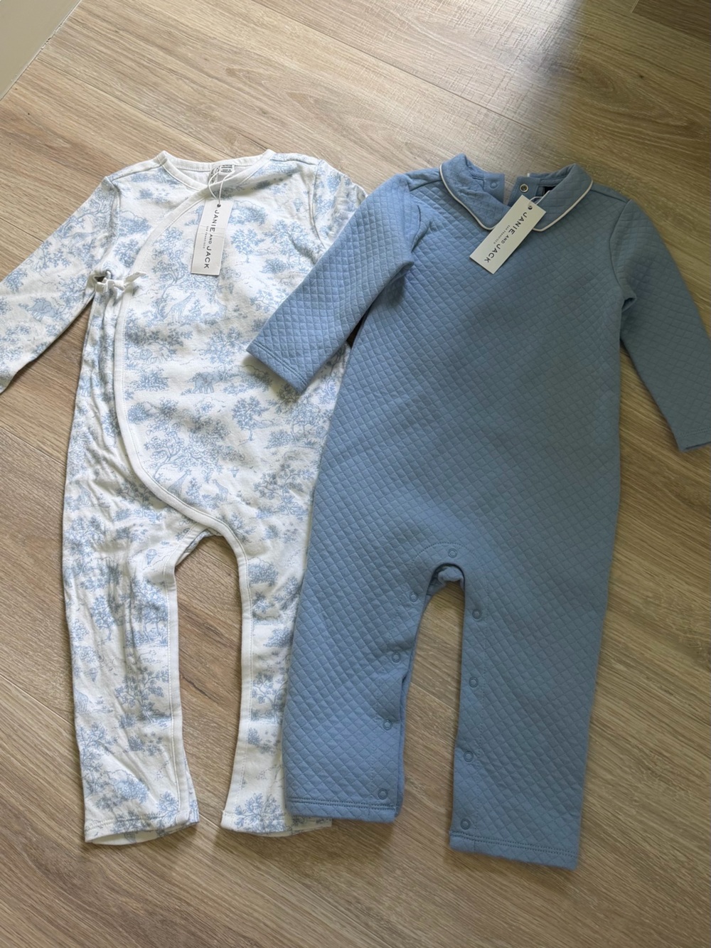 Janie and Jack Light Blue outfits